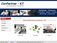 Tablet Screenshot of conpartner.de